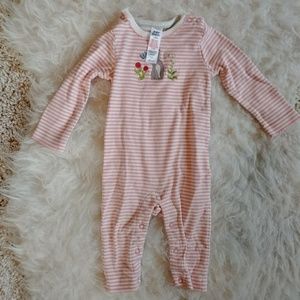 EUC Mini Boden bunny romper 3 to 6 mos